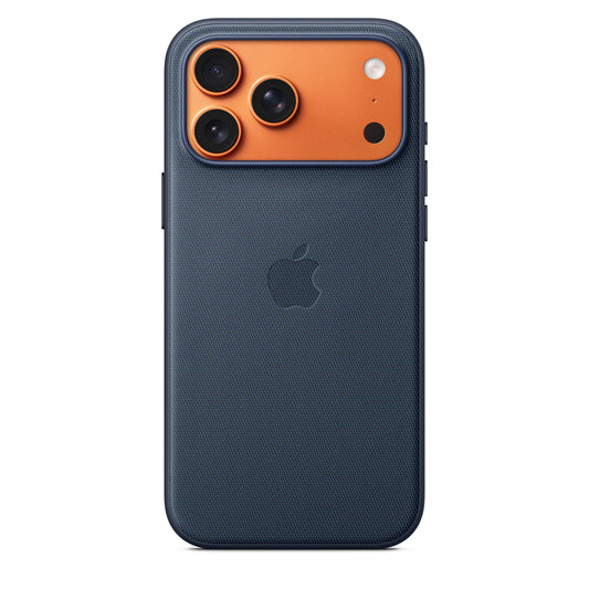 Kryt na iPhone 17 Pro Max z tkaniny TechWoven Apple s MagSafe - modrý - iSTYLE CZ