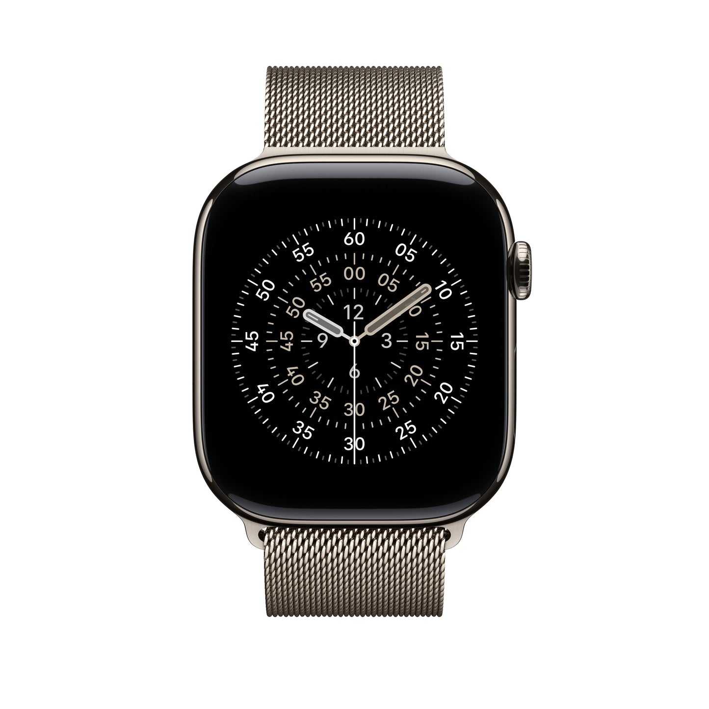 Řemínek pro Apple Watch 44/45/46/49 mm Apple přírodní milánský tah - S/M - iSTYLE CZ