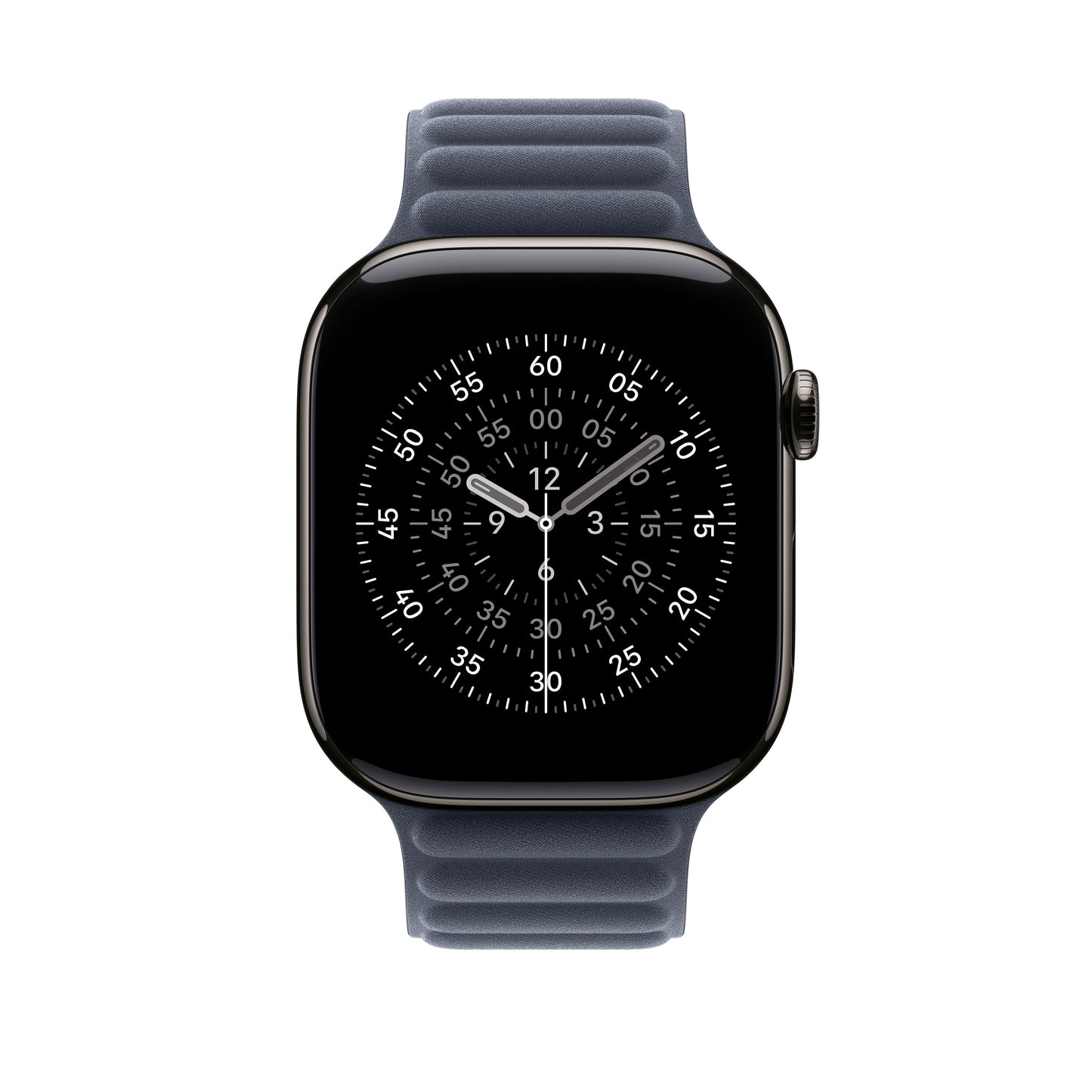 Řemínek pro Apple Watch 44/45/46/49 mm Apple námořnicky modrý magnetický tah - S/M - iSTYLE CZ