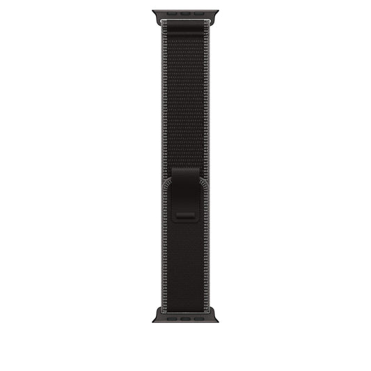 Řemínek pro Apple Watch 44/45/46/49 mm Apple černý/uhlový Trailový tah - S/M - provedení z černého titanu - iSTYLE CZ
