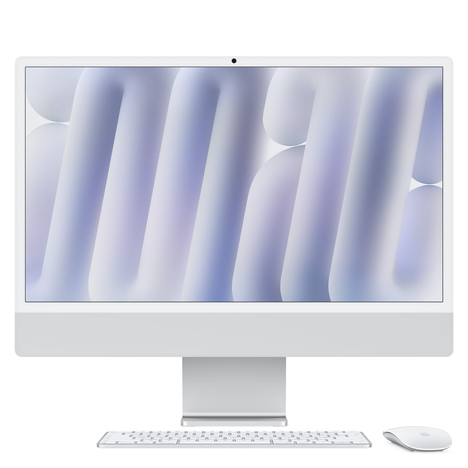 24palcový iMac s Retina 4,5K displejem: Čip Apple M6 s 10 jádrovým CPU a 10 jádrovým GPU, Standardní sklo, 16GB ,256 GB SSD - stříbrný - iSTYLE.cz