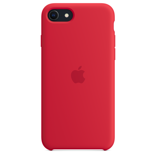 Apple silikonový kryt na iPhone SE – červená (PRODUCT)RED - iSTYLE CZ