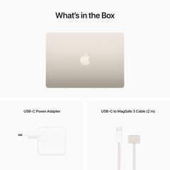 MacBook Air 13,6", Apple M2 8jádrové CPU, 8jádrové GPU, 16GB, 256GB SSD, CZ - hvězdně bílý (Copy) - iSTYLE CZ