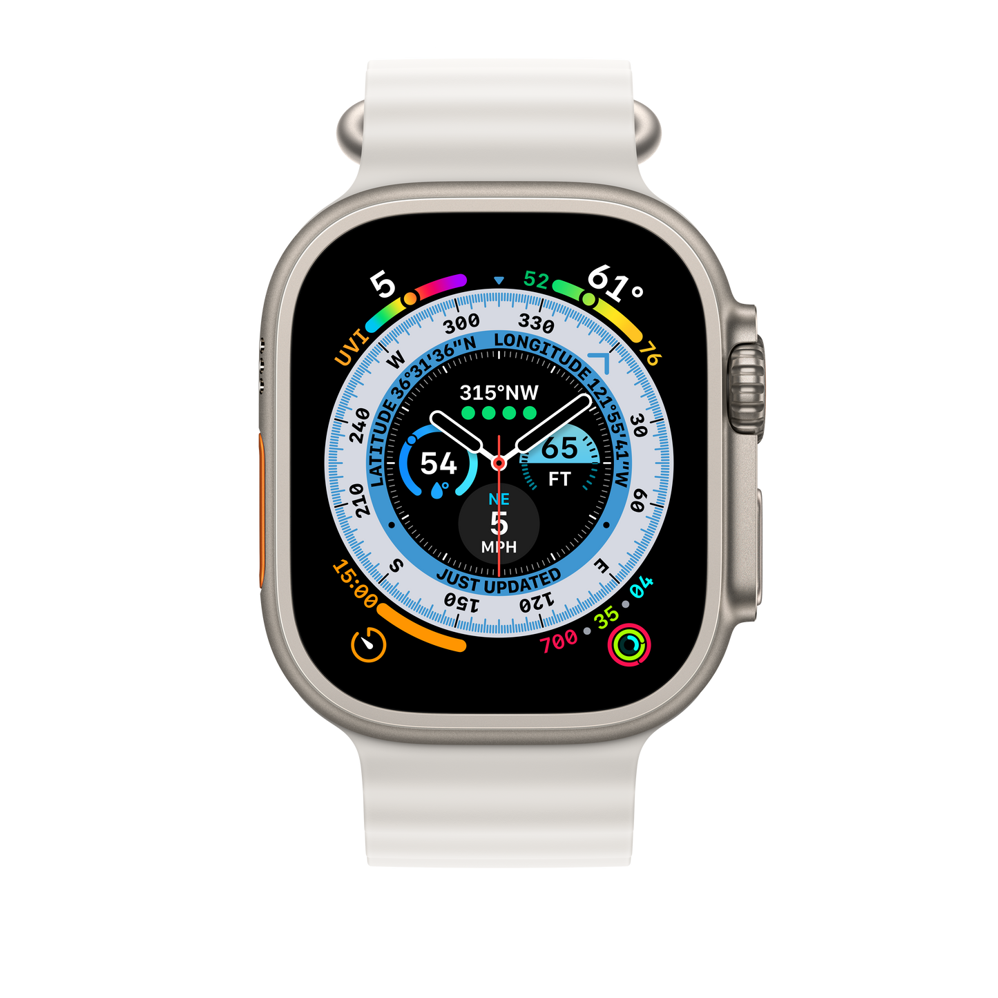 Apple 49mm bílé prodloužení Oceánského řemínku - iSTYLE CZ