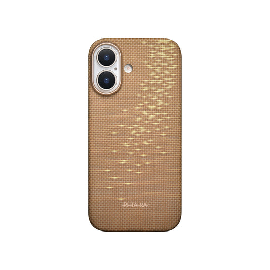 Kryt pro iPhone 17 Pitaka Ultra-Slim Case - golden glint