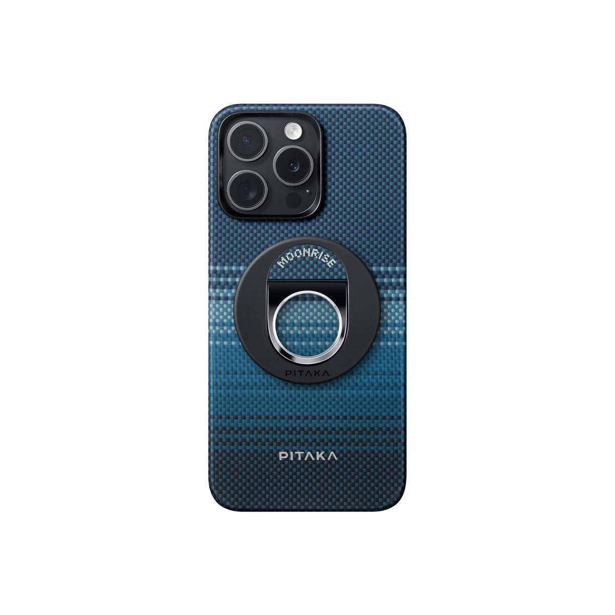 Stojánek s gripem pro iPhone Pitaka MagEZ Grip 3 - modrý