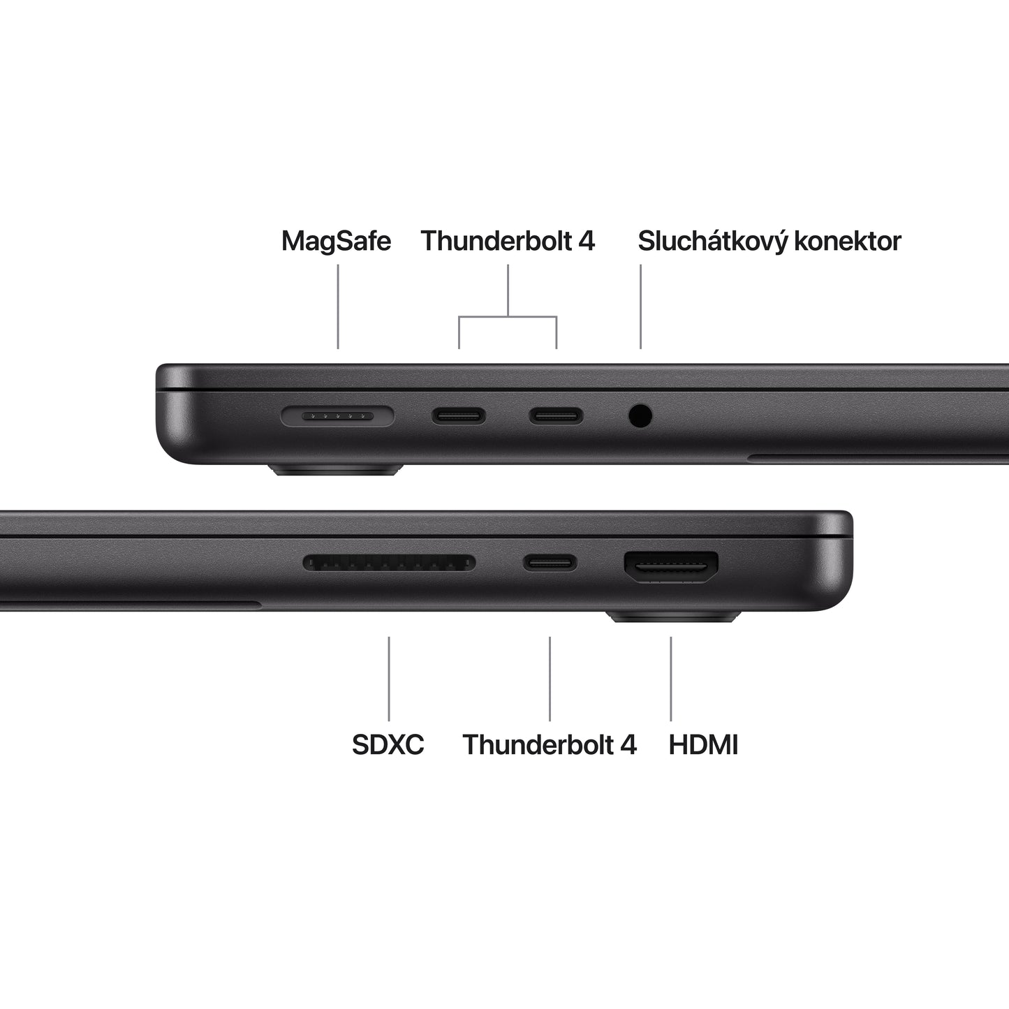 MacBook Pro 14,2”, Apple M5 10jádrové CPU, 10jádrové GPU, 512GB SSD, CZ - vesmírně černý
