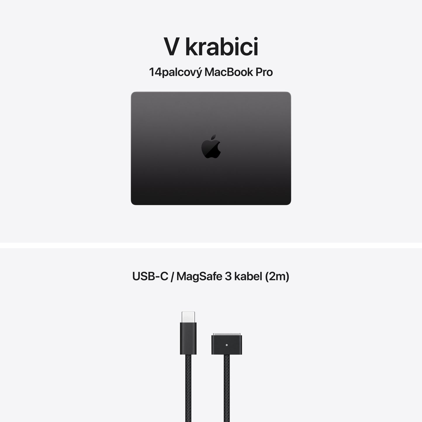 MacBook Pro 14,2”, Apple M5 10jádrové CPU, 10jádrové GPU, 512GB SSD, CZ - vesmírně černý