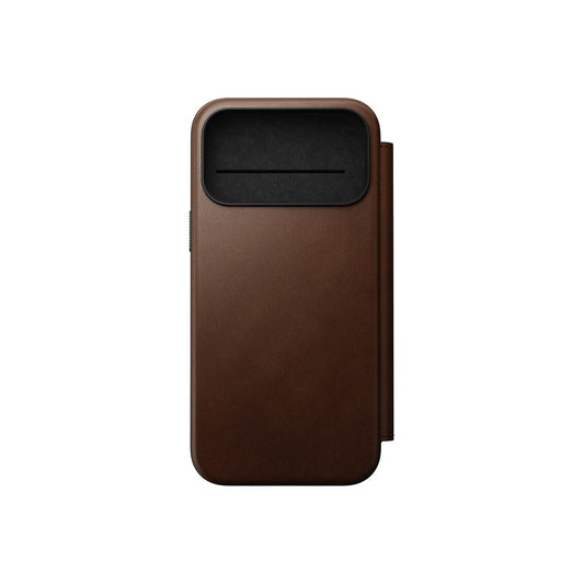 Kryt pro iPhone 17 Pro Max Nomad Modern Leather Folio - hnědý - iSTYLE CZ