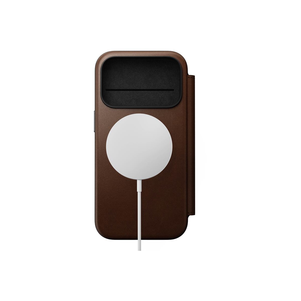 Kryt pro iPhone 17 Pro Nomad Modern Leather Folio - hnědý - iSTYLE CZ
