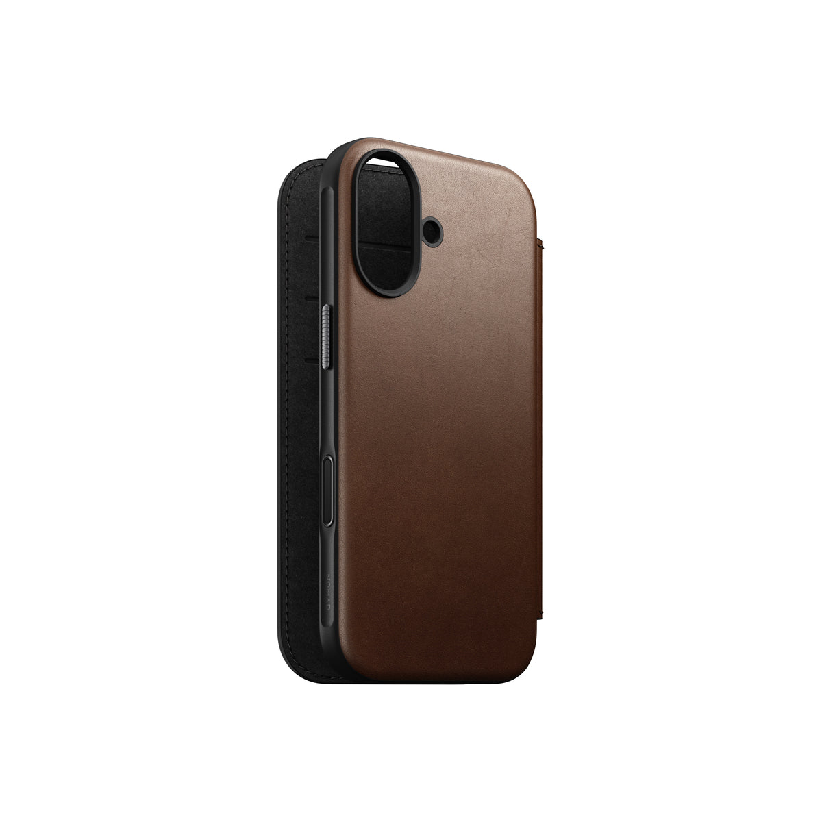 Kryt pro iPhone 17 Nomad Modern Leather Folio - hnědý - iSTYLE CZ