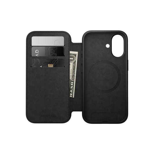 Kryt pro iPhone 17 Nomad Modern Leather Folio - hnědý - iSTYLE CZ