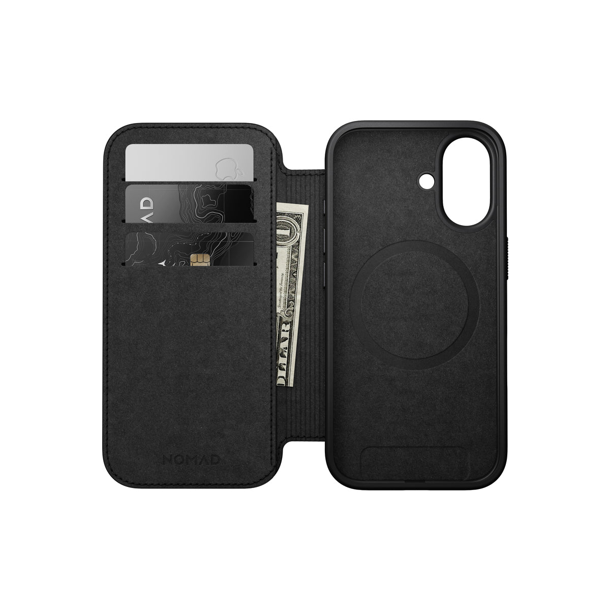 Kryt pro iPhone 17 Nomad Modern Leather Folio - černý - iSTYLE CZ