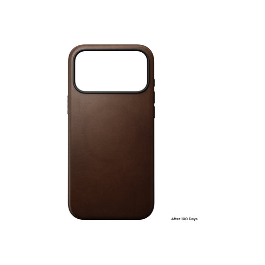 Kryt pro iPhone 17 Pro Max Nomad Modern Leather Case - hnědý - iSTYLE CZ