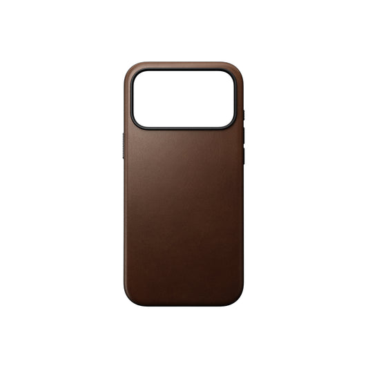 Kryt pro iPhone 17 Pro Max Nomad Modern Leather Case - hnědý - iSTYLE CZ