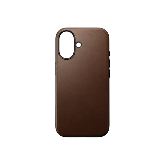 Kryt pro iPhone 17 Nomad Modern Leather Case - hnědý - iSTYLE CZ