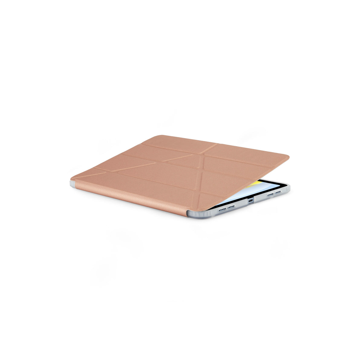 Kryt pro iPad 10,9" Pipetto Origamii No1 Original Case - růžově zlatý - iSTYLE CZ