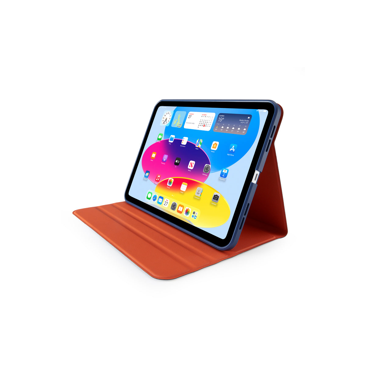 Kryt pro iPad 10,9" Pipetto Origami No5 Rotating Folio Case - tmavě modrý - iSTYLE CZ