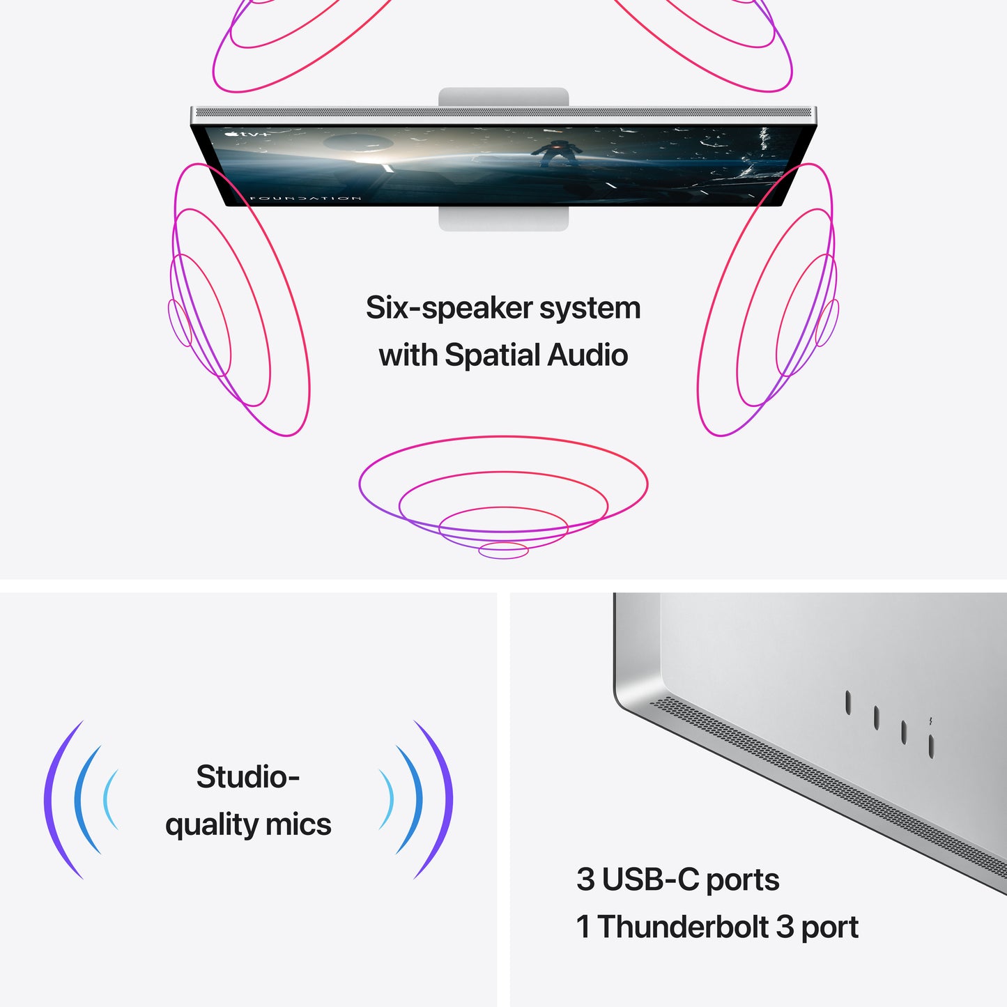 Apple Studio Display – sklo s nanotexturou – adaptér držáku VESA