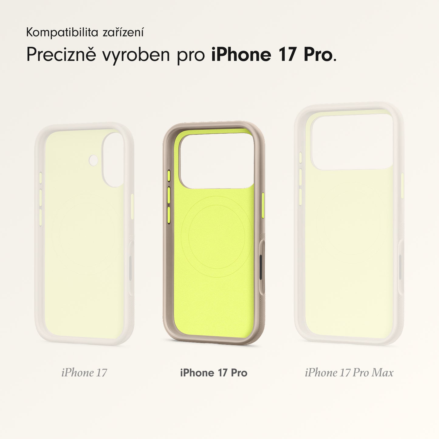 Odolný kryt pro iPhone 17 Pro Beats s MagSafe a ovladačem fotoaparátu - alpsky šedý - iSTYLE CZ