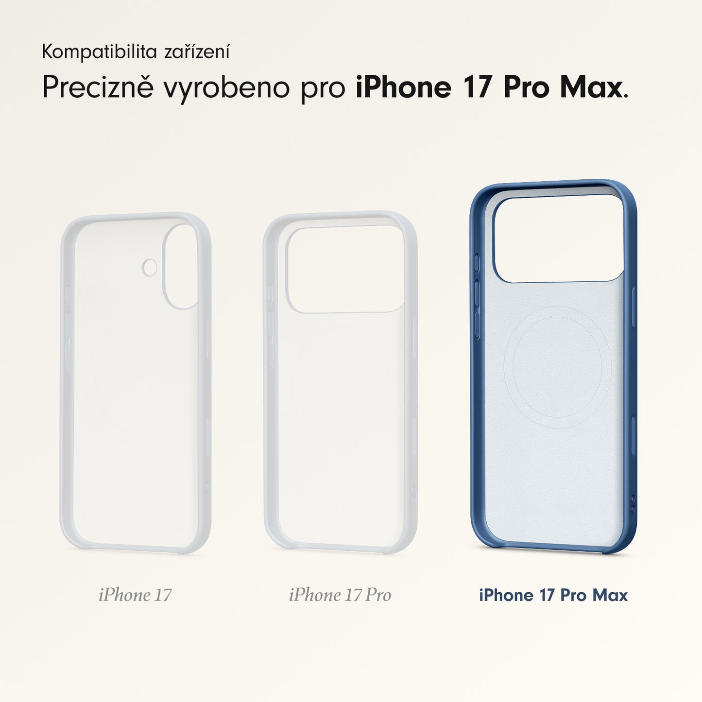 Kryt se stojánkem pro iPhone 17 Pro Max Beats s MagSafe a ovladačem fotoaparátu - hlubinně modrý - iSTYLE CZ