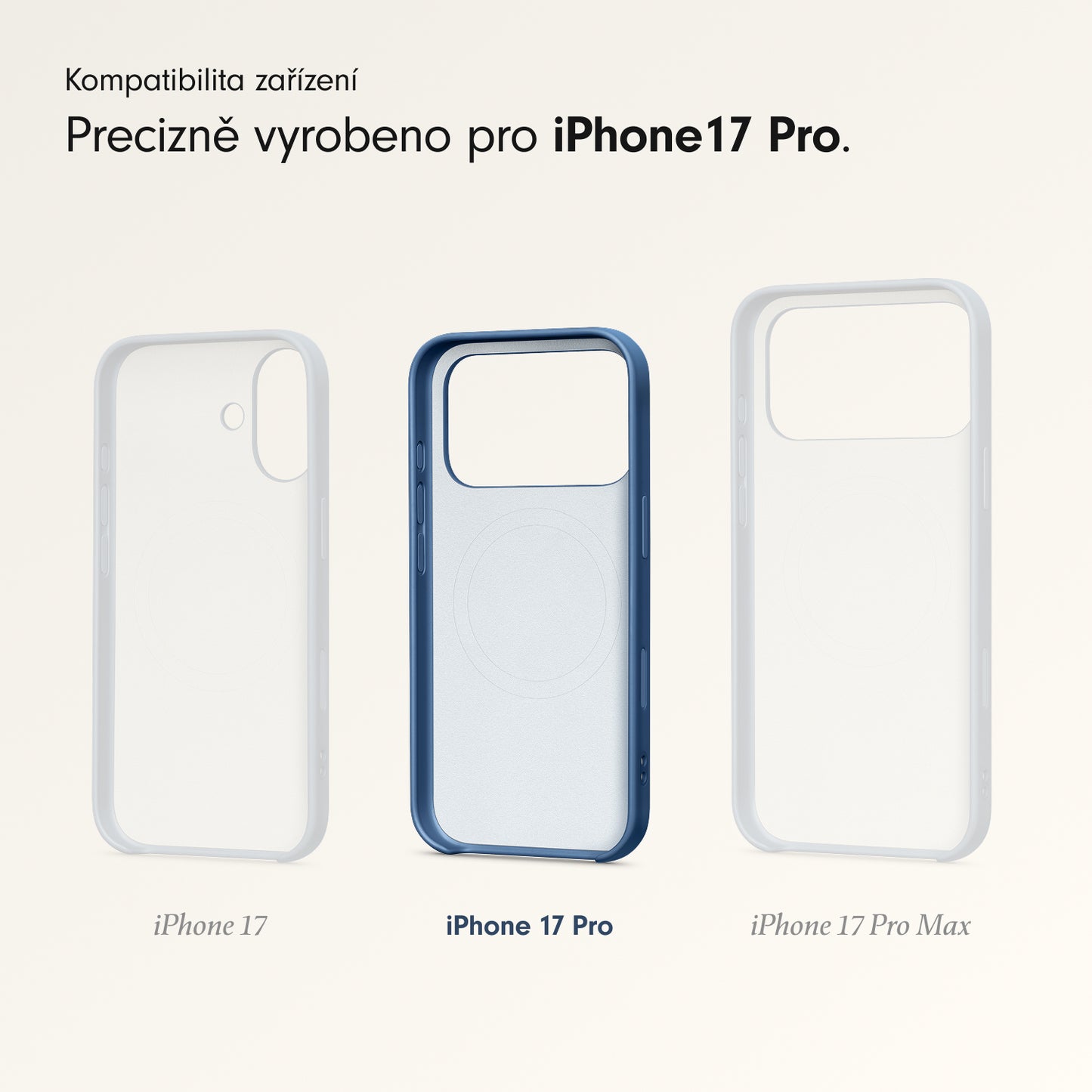 Kryt se stojánkem pro iPhone 17 Pro Beats s MagSafe a ovladačem fotoaparátu - hlubinně modrý - iSTYLE CZ