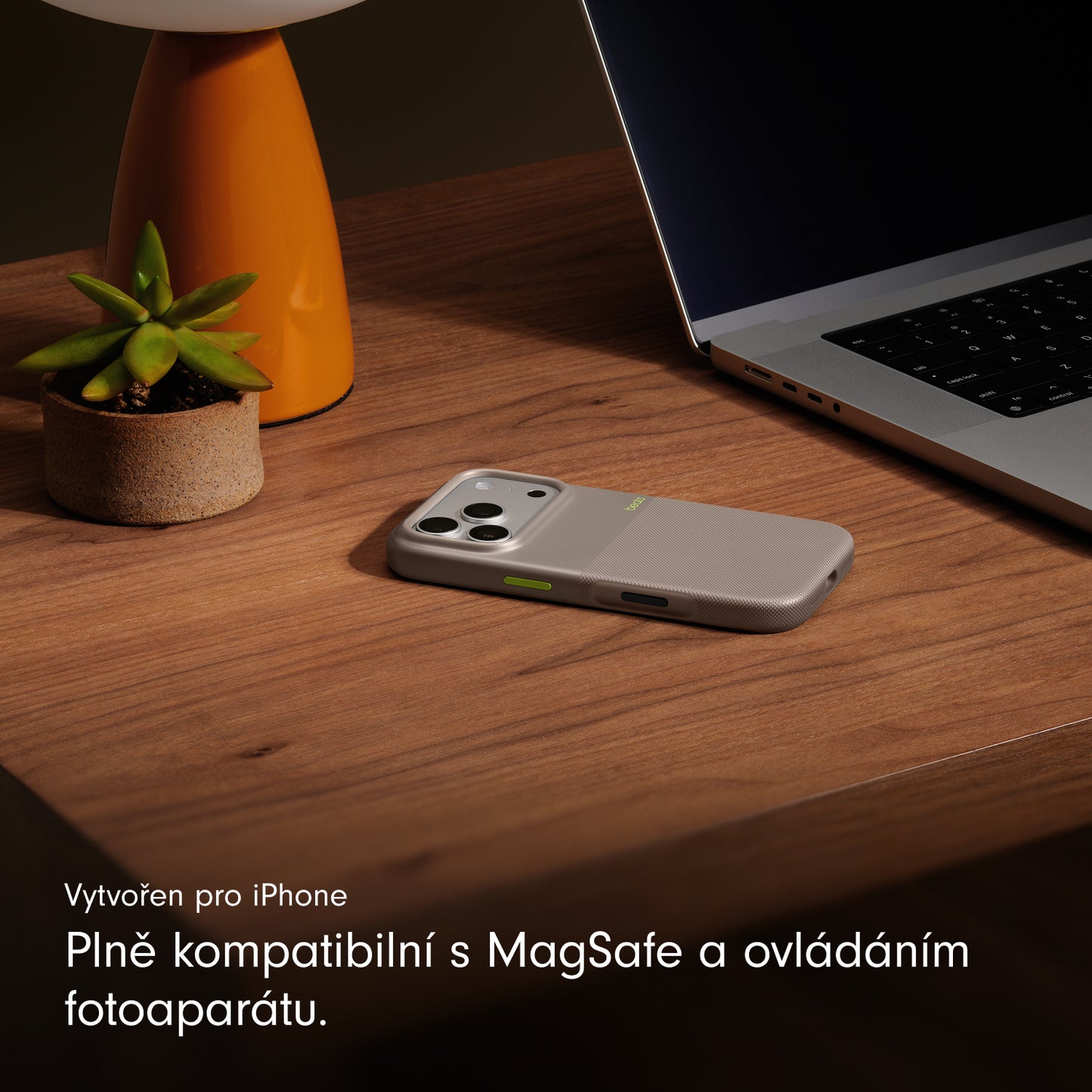 Odolný kryt pro iPhone 17 Pro Beats s MagSafe a ovladačem fotoaparátu - alpsky šedý - iSTYLE CZ