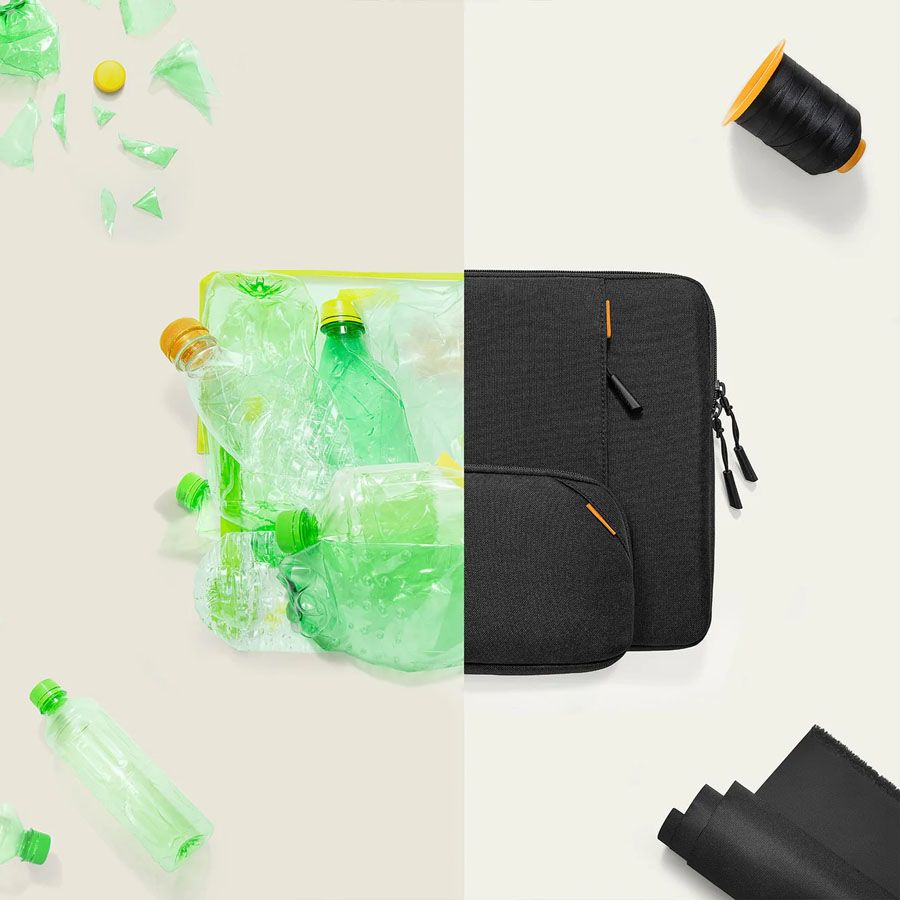 Pouzdro s brašnou pro MacBook 14" tomtoc Sleeve Kit - černé - iSTYLE CZ