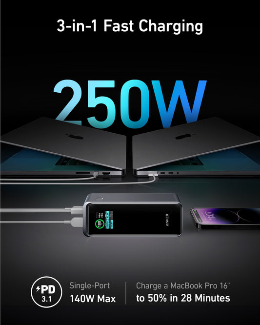 250W powerbanka Anker Prime 27 650 mAh - iSTYLE CZ