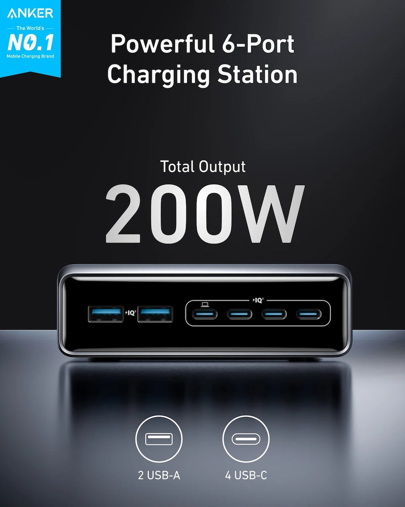 200W stolní GaN nabíječka Anker Prime Charger - iSTYLE CZ