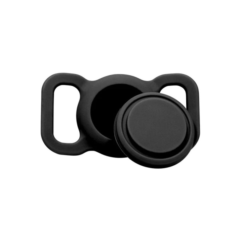 Obojek pro mazlíčky s držákem na AirTag Mobile Origin - černý - iSTYLE CZ