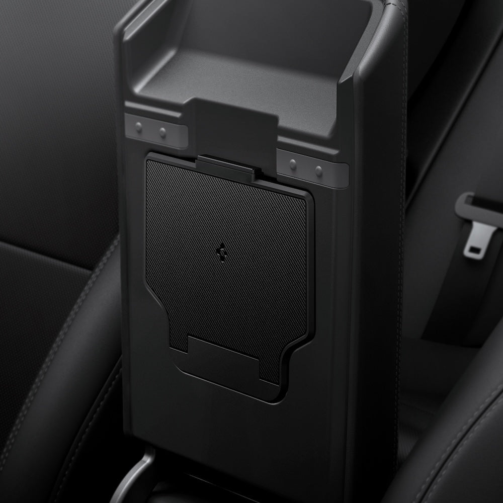 Velký skrytý úložný box Spigen Tesla Center Console Organizer Hidden Storage Box - černý - iSTYLE CZ