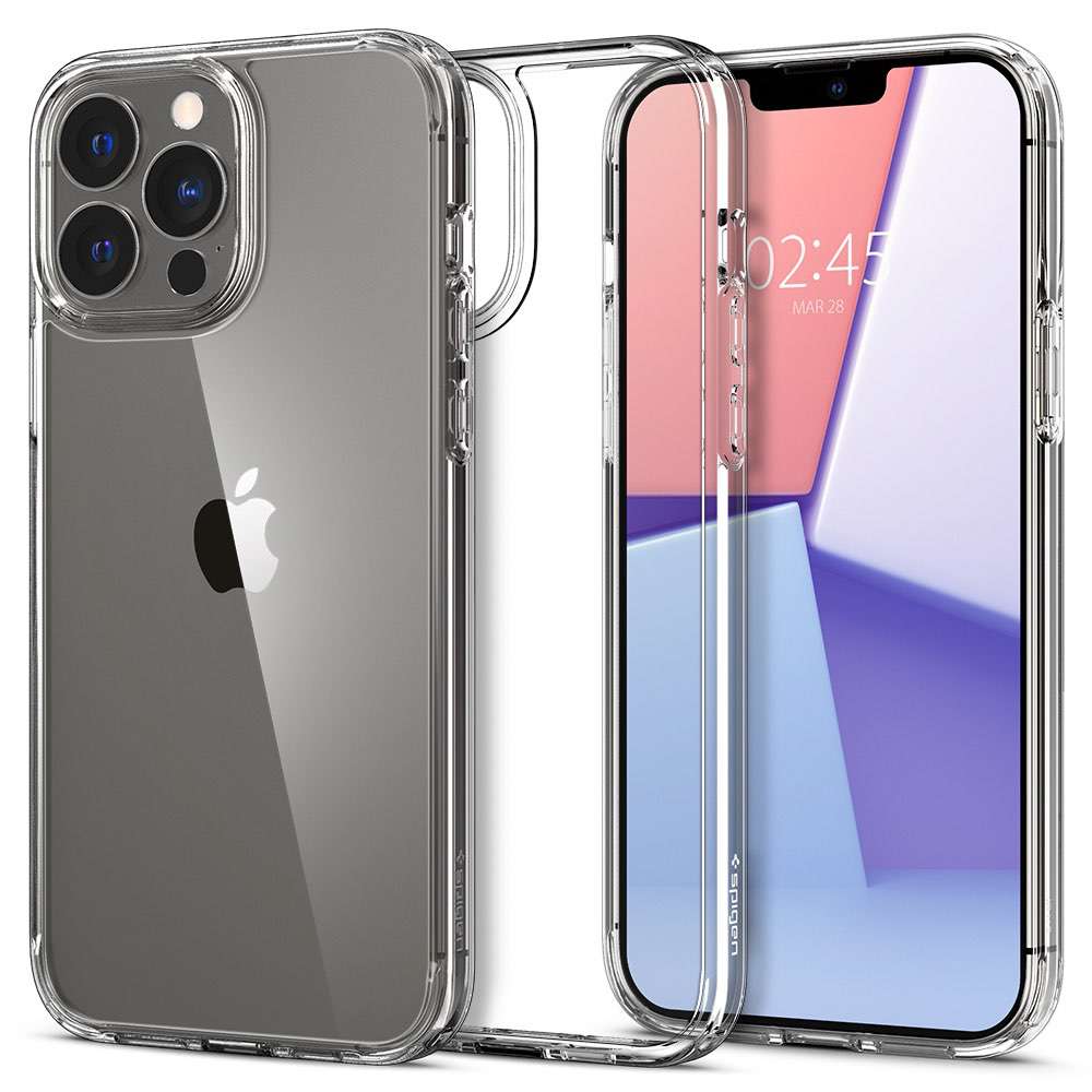 Kryt na iPhone 13 Pro Max Spigen Crystal Hybrid - průhledný - iSTYLE CZ