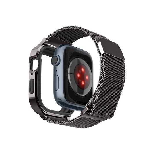 Řemínek pro Apple Watch 42/44/45/49 mm Spigen Metal Fit Pro - šedý - iSTYLE CZ