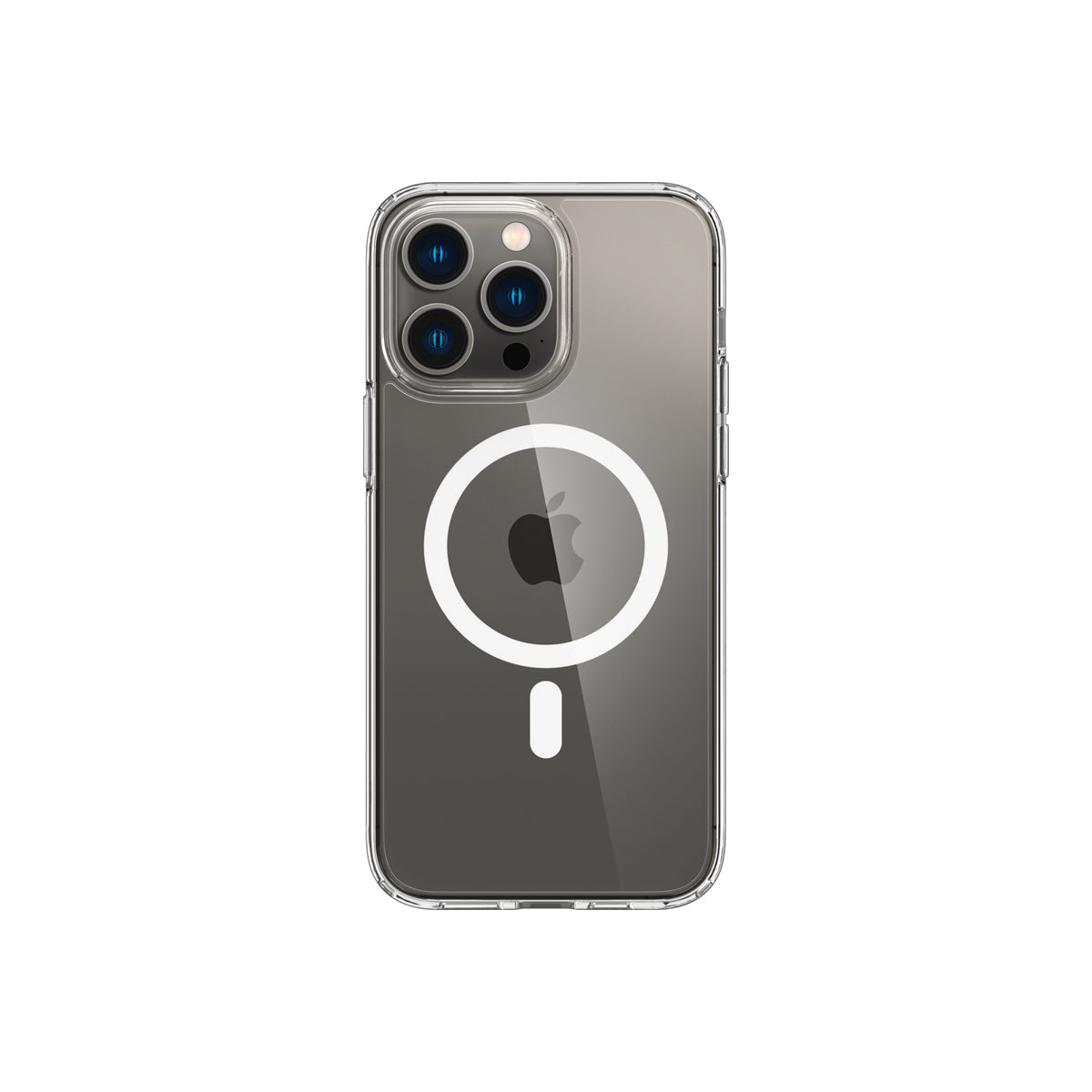 MagSafe kryt na iPhone 14 Pro Max Spigen Crystal Hybrid Mag - bílý - iSTYLE CZ