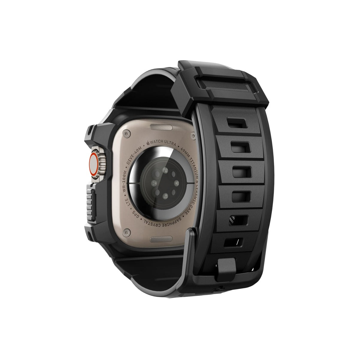 Řemínek pro Apple Watch Ultra 49 mm Spigen Rugged Armor Pro - černý - iSTYLE CZ
