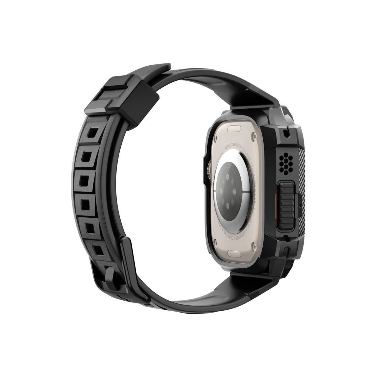 Řemínek pro Apple Watch Ultra 49 mm Spigen Rugged Armor Pro - černý - iSTYLE CZ