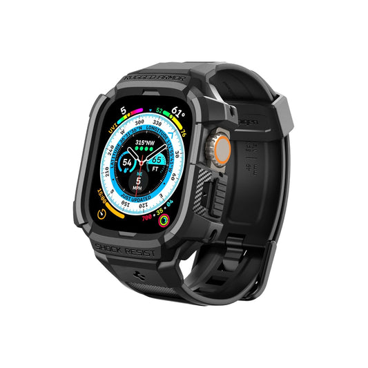 Řemínek pro Apple Watch Ultra 49 mm Spigen Rugged Armor Pro - černý - iSTYLE CZ
