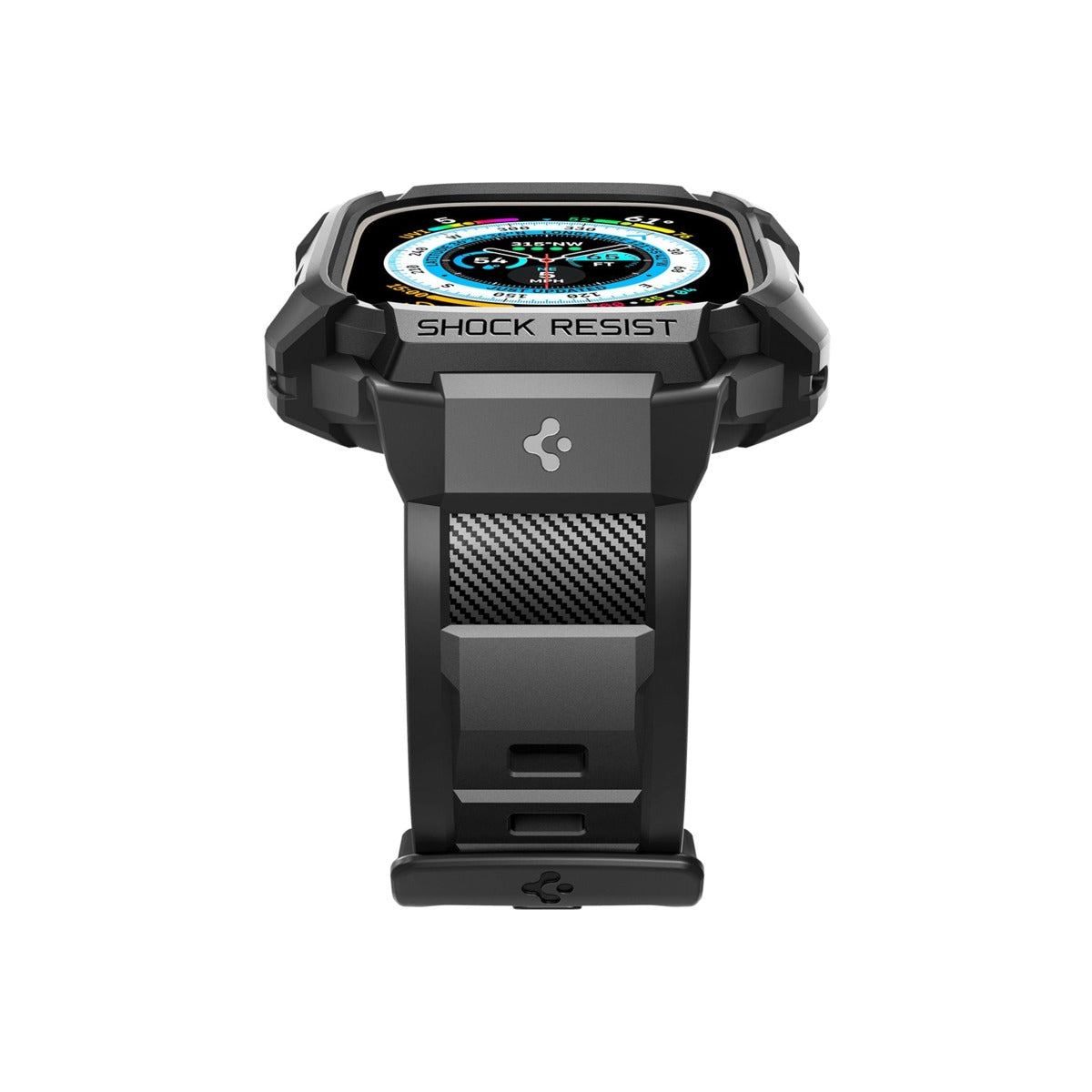 Řemínek pro Apple Watch Ultra 49 mm Spigen Rugged Armor Pro - černý - iSTYLE CZ