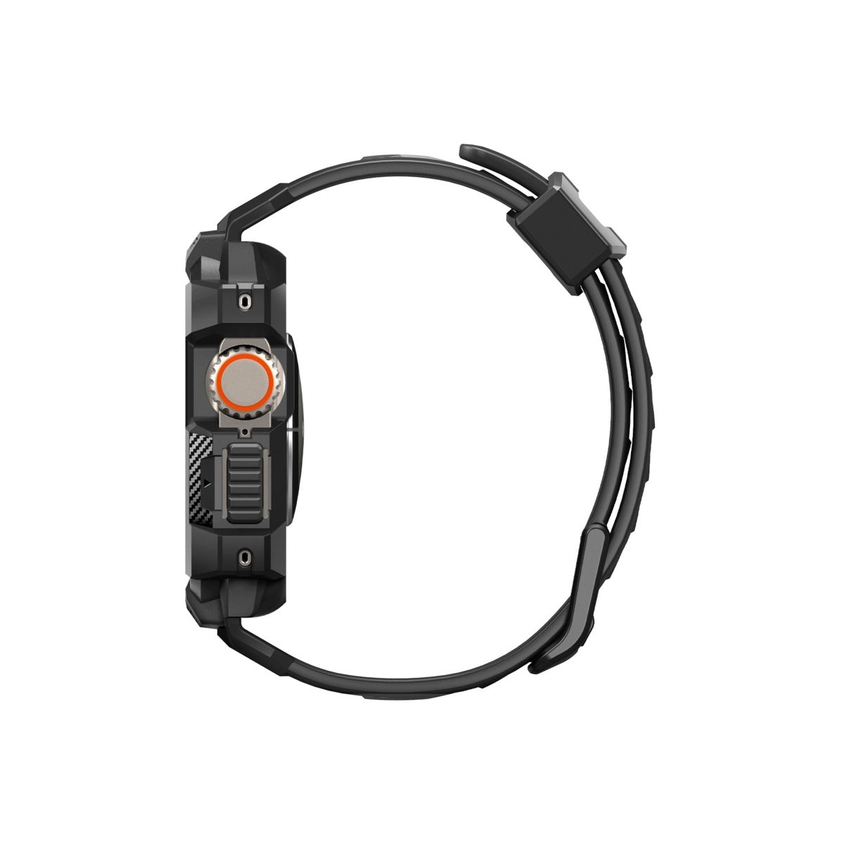 Řemínek pro Apple Watch Ultra 49 mm Spigen Rugged Armor Pro - černý - iSTYLE CZ