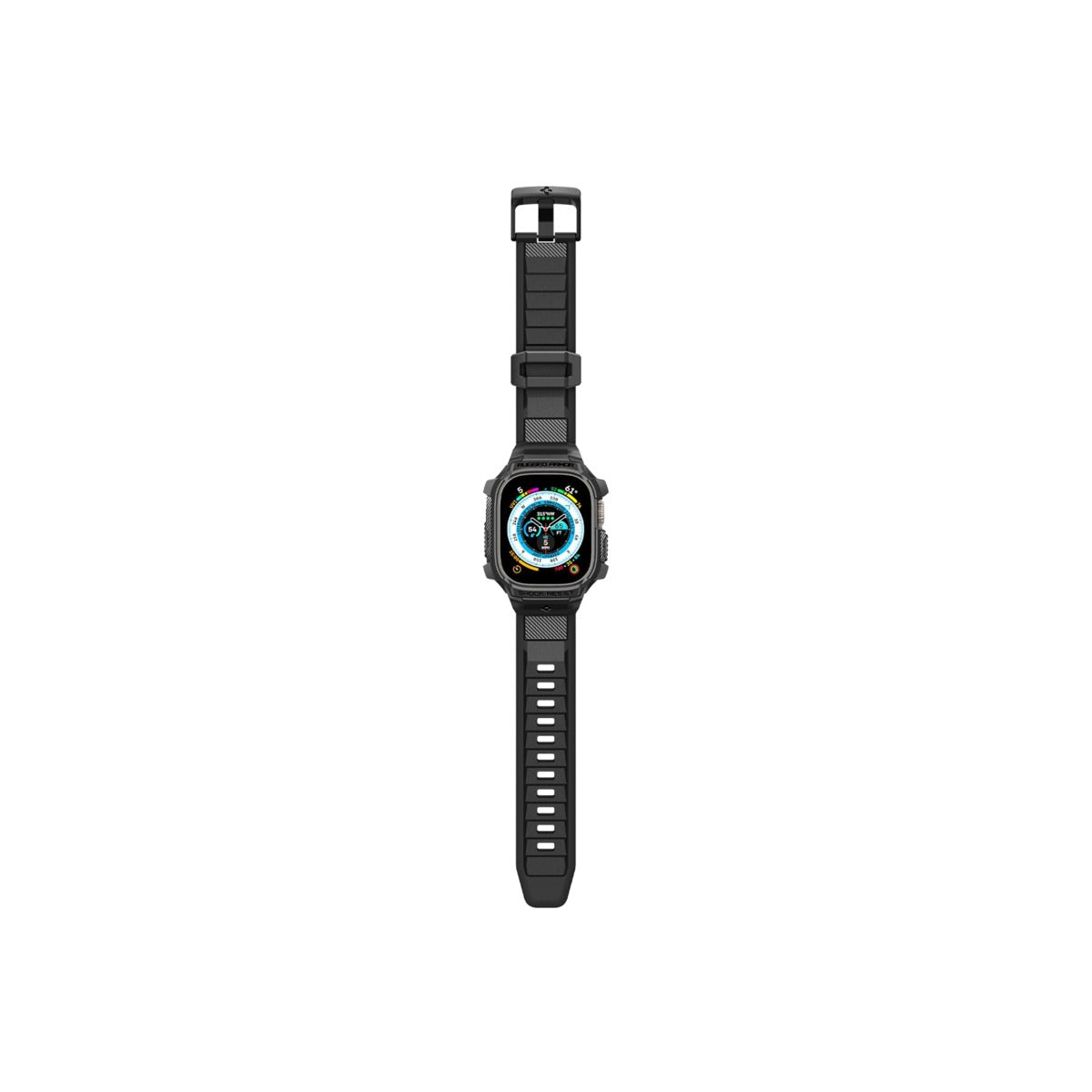 Řemínek pro Apple Watch Ultra 49 mm Spigen Rugged Armor Pro - černý - iSTYLE CZ