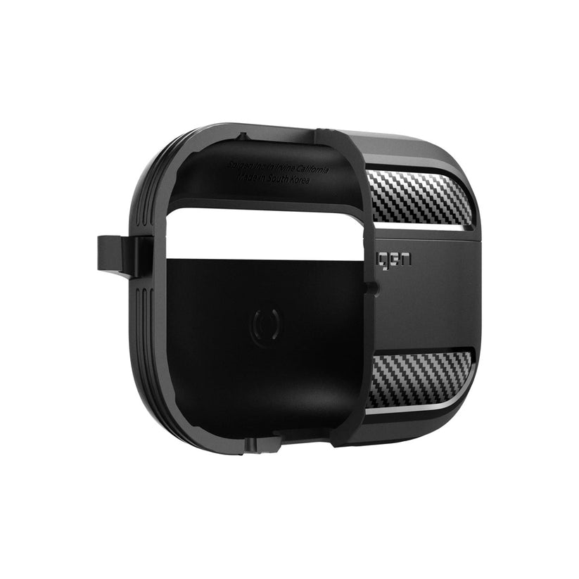 Obal pro AirPods Pro 2. gen Spigen Rugged Armor - černý - iSTYLE CZ