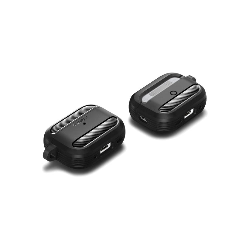 Obal pro AirPods Pro 2. gen Spigen Rugged Armor - černý - iSTYLE CZ