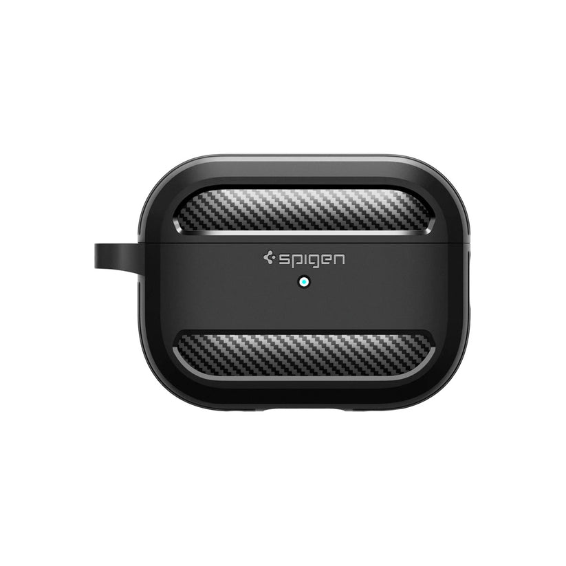 Obal pro AirPods Pro 2. gen Spigen Rugged Armor - černý - iSTYLE CZ