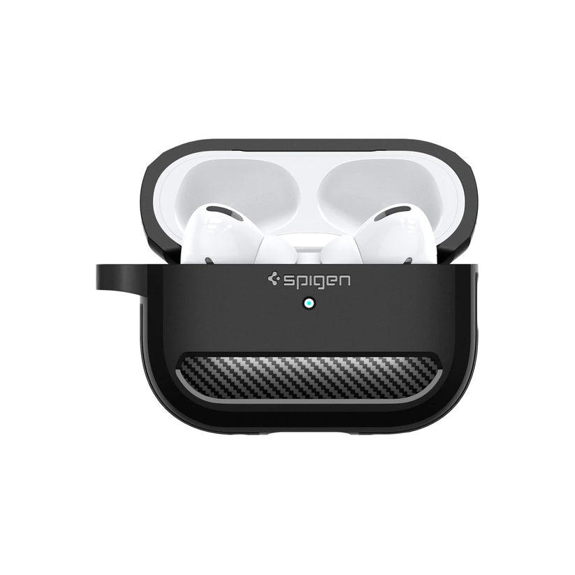 Obal pro AirPods Pro 2. gen Spigen Rugged Armor - černý - iSTYLE CZ