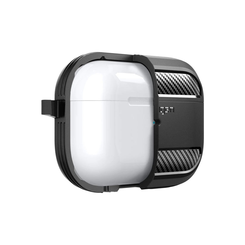 Obal pro AirPods Pro 2. gen Spigen Rugged Armor - černý - iSTYLE CZ