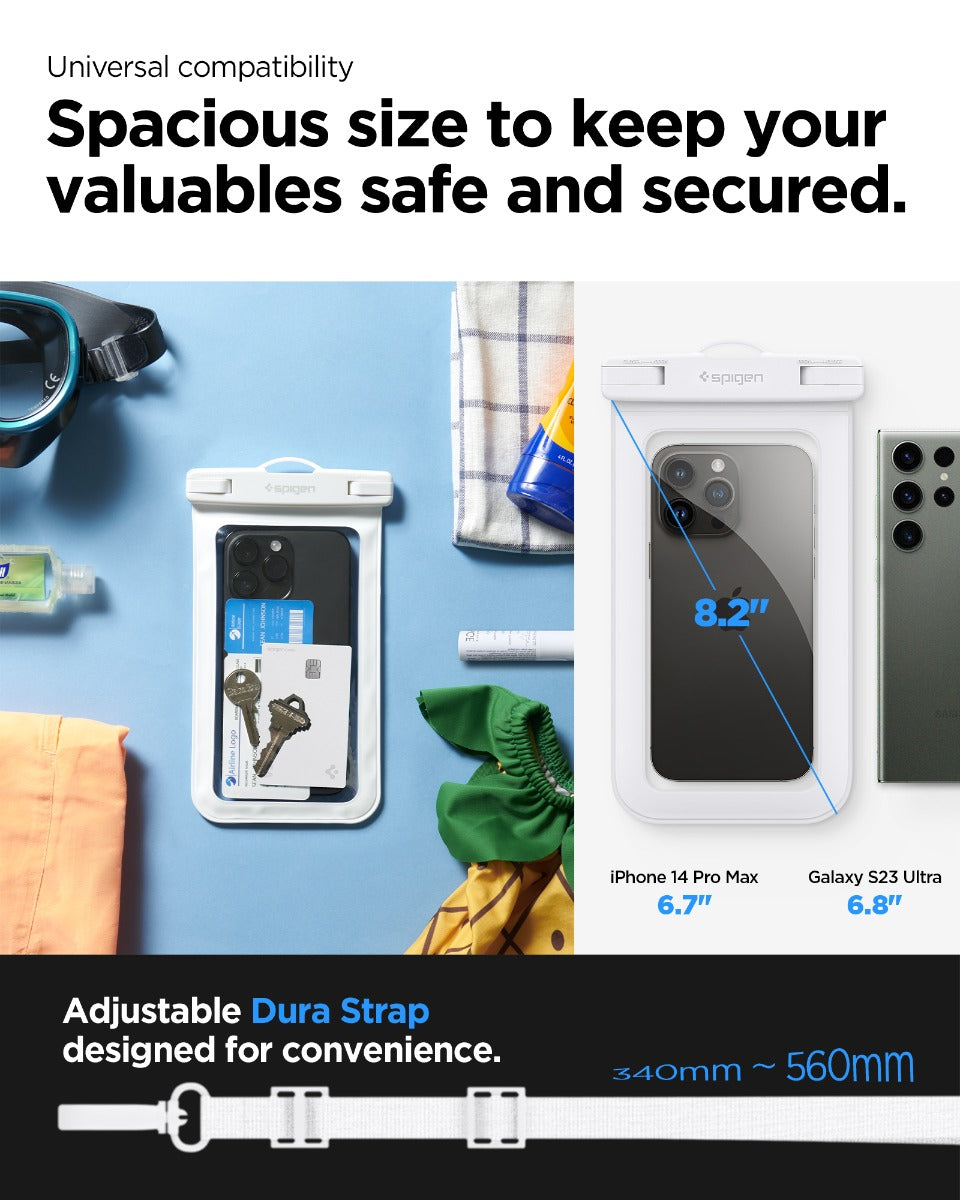 Vodotěsné pouzdro Spigen Aqua Shield A601 - bílé - iSTYLE CZ