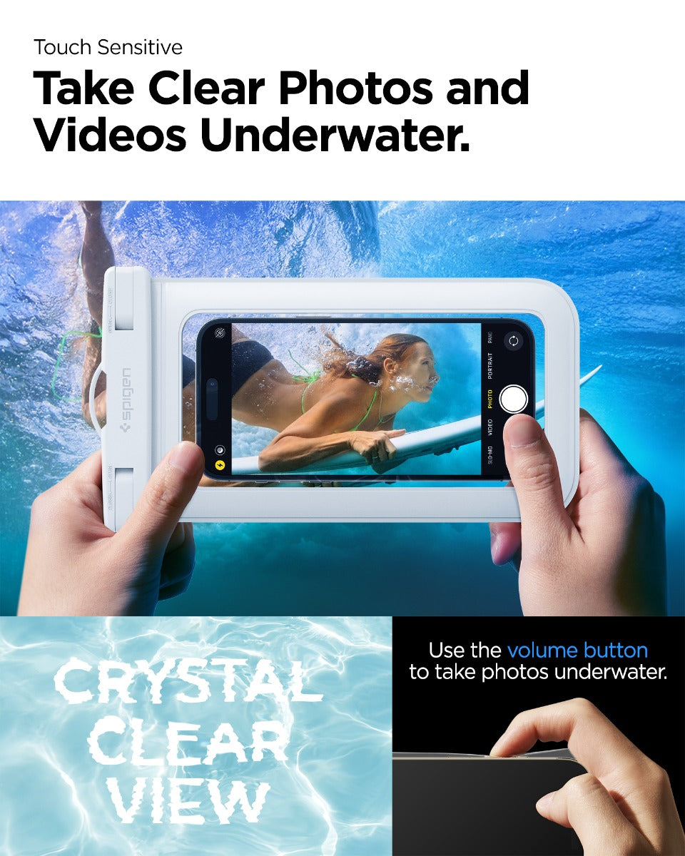 Vodotěsné pouzdro Spigen Aqua Shield A601 - bílé - iSTYLE CZ
