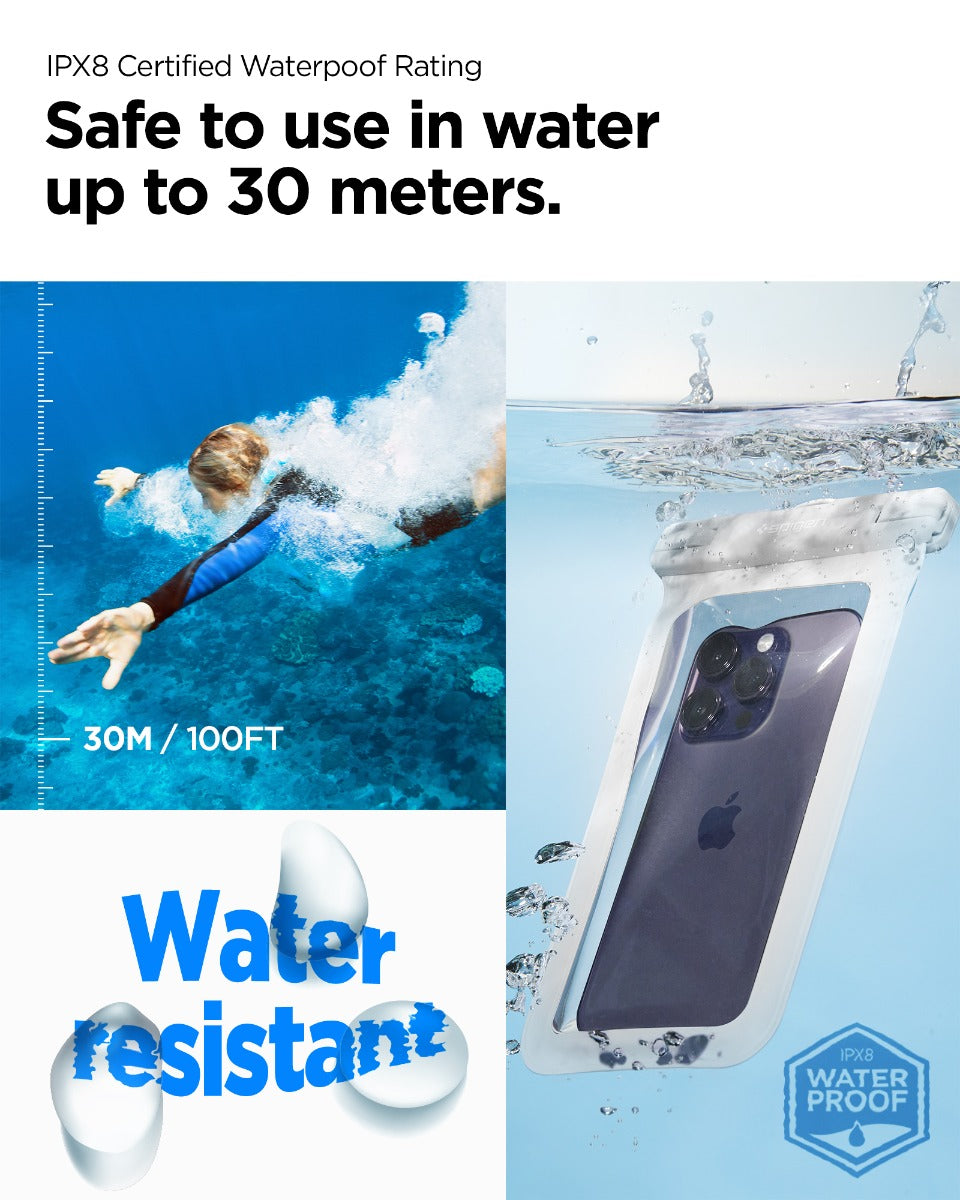 Vodotěsné pouzdro Spigen Aqua Shield A601 - bílé - iSTYLE CZ