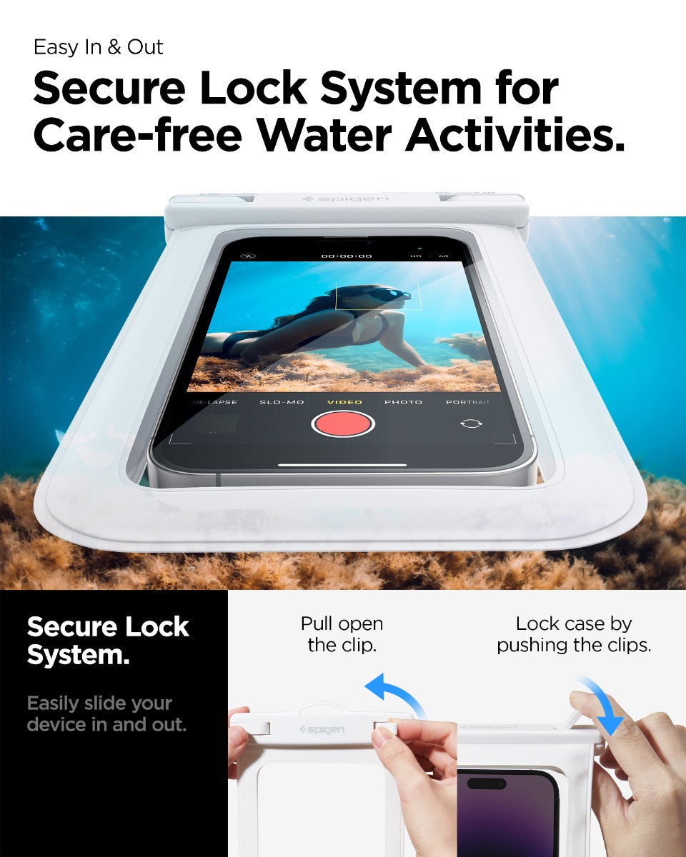 Vodotěsné pouzdro Spigen Aqua Shield A601 - bílé - iSTYLE CZ